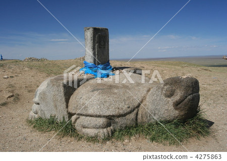 Karakorum's stone turtle 4275863