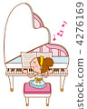 A girl playing the piano 4276169