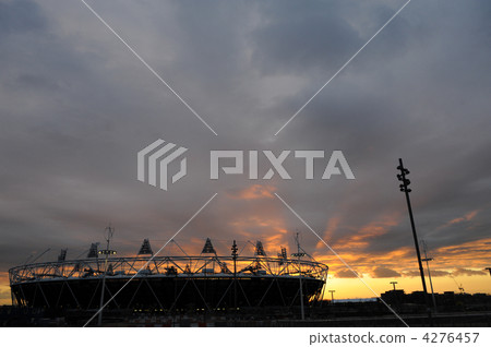 stadium, sunset, sunsets 4276457