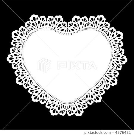 心形蕾絲材質 心形蕾絲材質 4276481