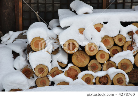 Snow log 4278760