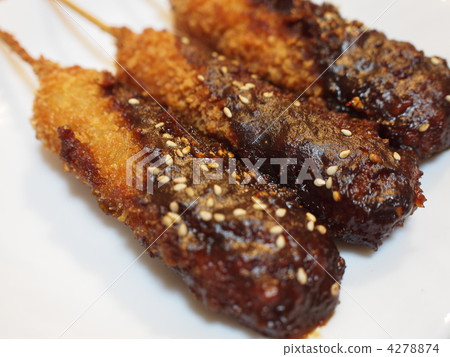 名古屋食品 烤肉叉子 油炸的 4278874
