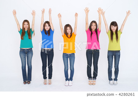 Young lady (colorful) Young lady (colorful) 4280261