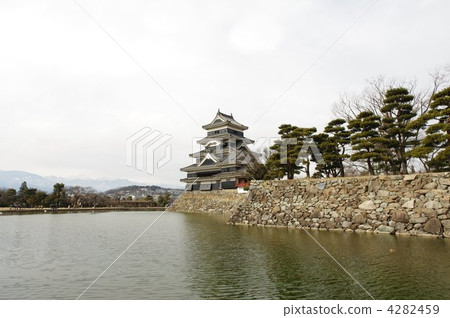 國寶珍寶松本城冬季場景 國寶珍寶松本城冬季場景 4282459