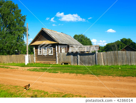 The wooden house in the city of Votkinsk The wooden house in the city of Votkinsk 4286014