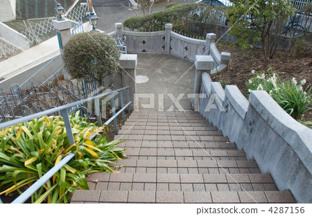 Stone steps leading to Bluff 18th building Stone steps leading to Bluff 18th building 4287156