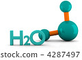 Molecule of water 4287497