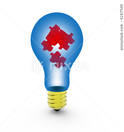 Puzzle in   lamp bulb 4287500