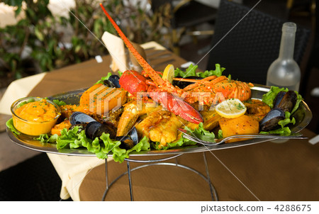 Traditional Provencal fish stew bouillabaisse originating from t 4288675