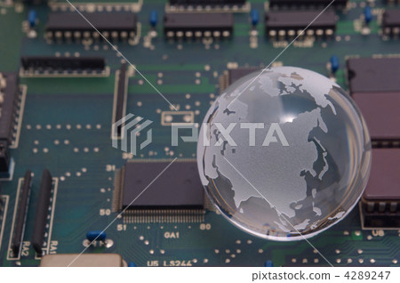 基板和玻璃球 4289247