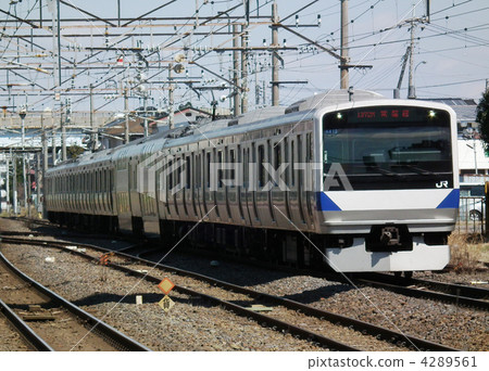 Joban Line Rapid E 531 Arakawa Oki Station 4289561