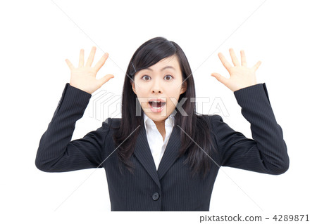 female business person, finding employment, dark hair 4289871