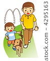 dog walk, parenthood, parent and child 4295163