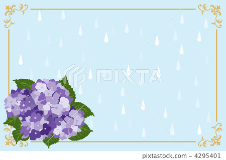 Hydrangea of hydrangea frame Hydrangea of hydrangea frame 4295401
