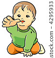 Reaching for a baby 4295933