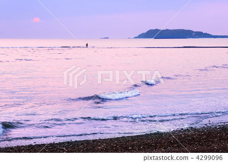 yahata coast, evening scene, coast 4299096
