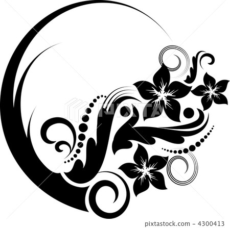 Elegant oval frame 4300413