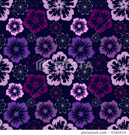 Seamless floral background. 4300414
