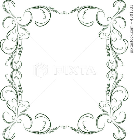 Decorative vintage frame. Decorative vintage frame. 4301333