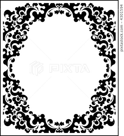 Elegant decorative frame. Elegant decorative frame. 4301594