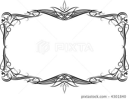 Elegant decorative frame. Elegant decorative frame. 4301840