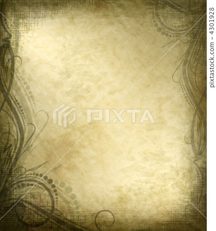 Vintage frame on old textured paper 4301928