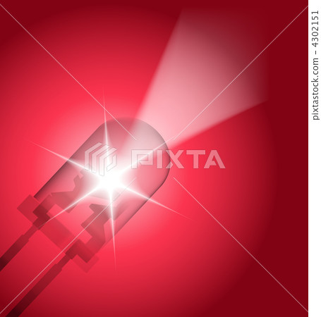 Design with red led. 4302151