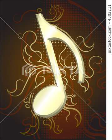 Music note for your design. 4302211