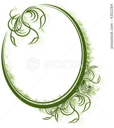 Elegant oval frame. 4302264