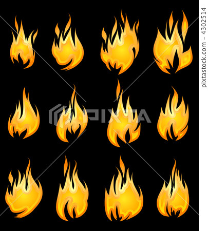 Collection of fires. Collection of fires. 4302514