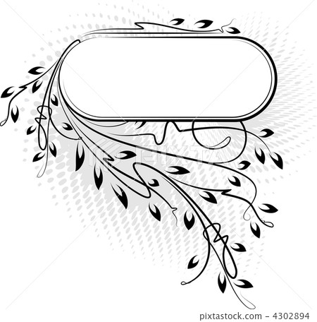 vintage frame for text. 4302894