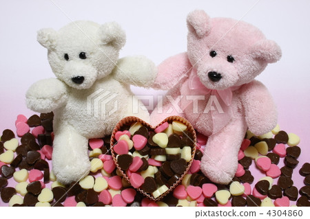 Two stuffed animals of a small bear Two stuffed animals of a small bear 4304860