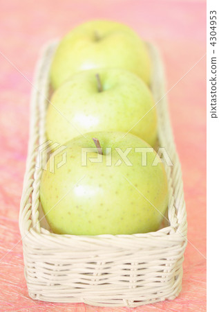 Blue apple in basket 4304953