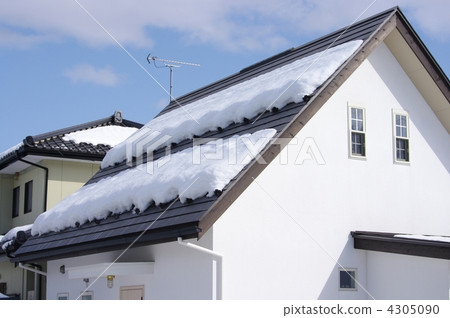 積雪屋頂屋頂防雪措施防雪屋頂 4305090
