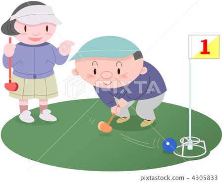 Senior who enjoys golf golf Senior who enjoys golf golf 4305833