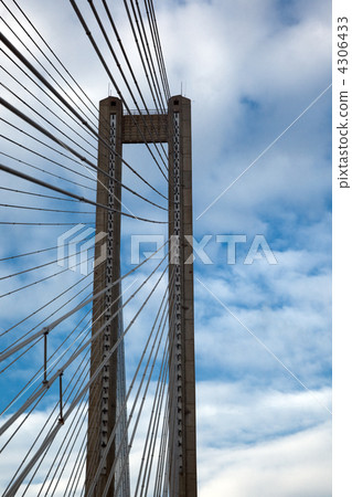 Suspension bridge. 4306433