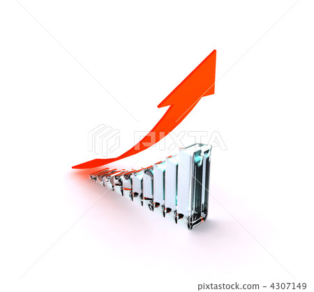 Business graph. Business graph. 4307149