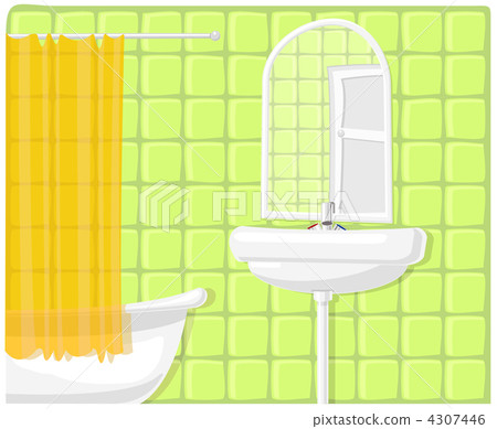 Vector illustration of bathroom 4307446