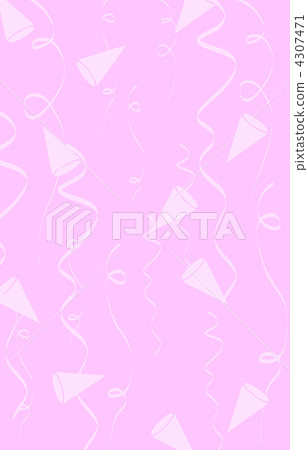 Vector background with birthday hats 4307471