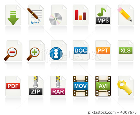 Document Icon Set Document Icon Set 4307675