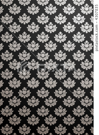Vertical black and silver glamour pattern 4307835