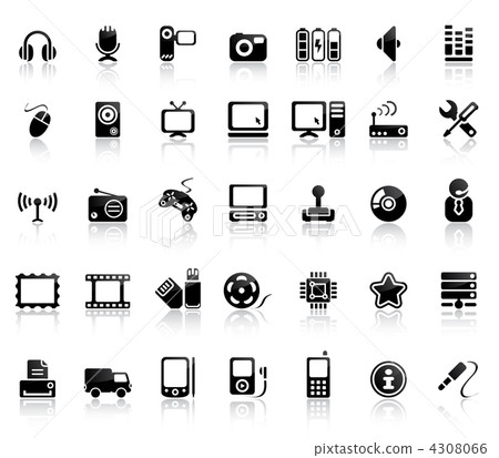 Video And Audio Icon Set 4308066