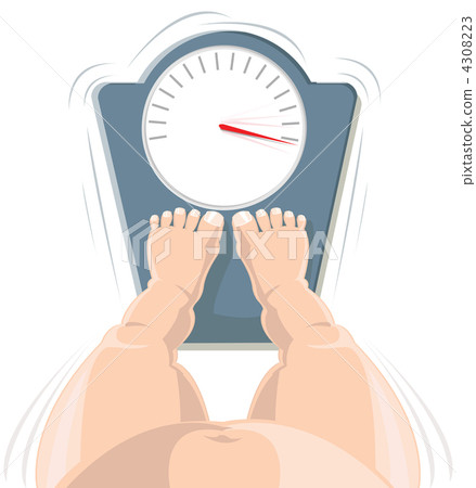 Overweight concept 4308223