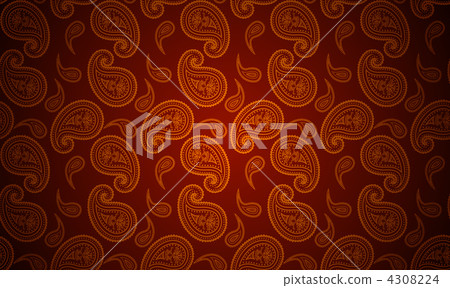 Vector seamless paisley wallpaper 4308224