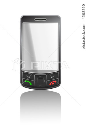 Vector realistic illustration of a black PDA Vector realistic illustration of a black PDA 4308260