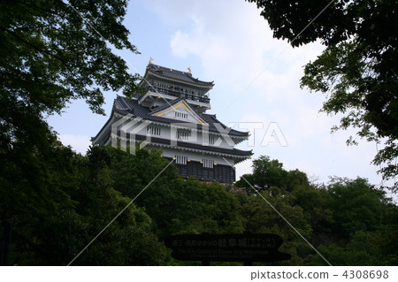 gifu castle, landscape, scape 4308698