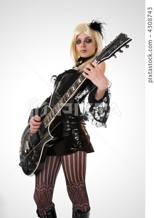 Sexy guitar player 4308743