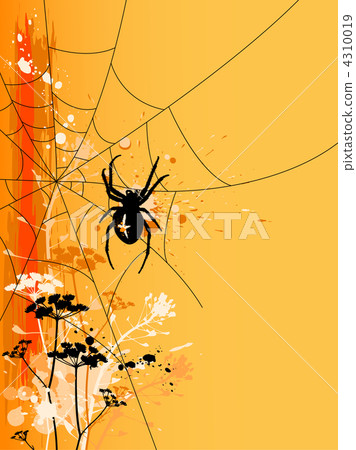 Halloween background with spider 4310019