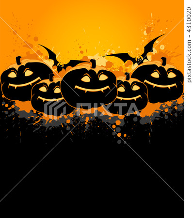 Halloween background with pumpkin 4310020