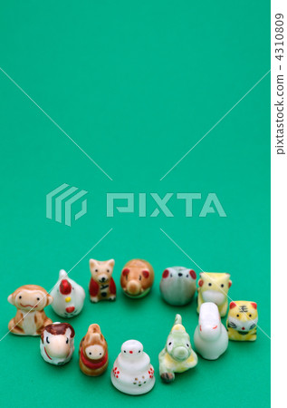 十二生肖龍新年的新年 4310809